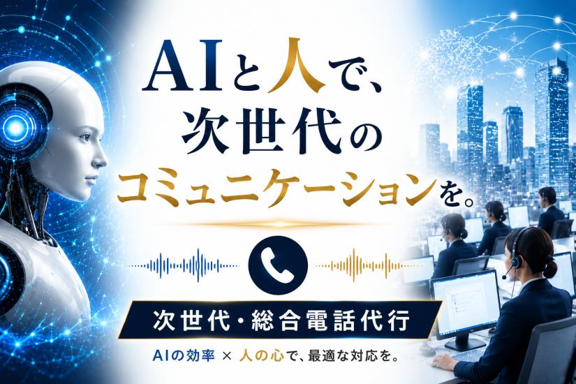 全国最大級の総合電話代行ブランドへ｜AIでは代替できない『人の対応』を産業に