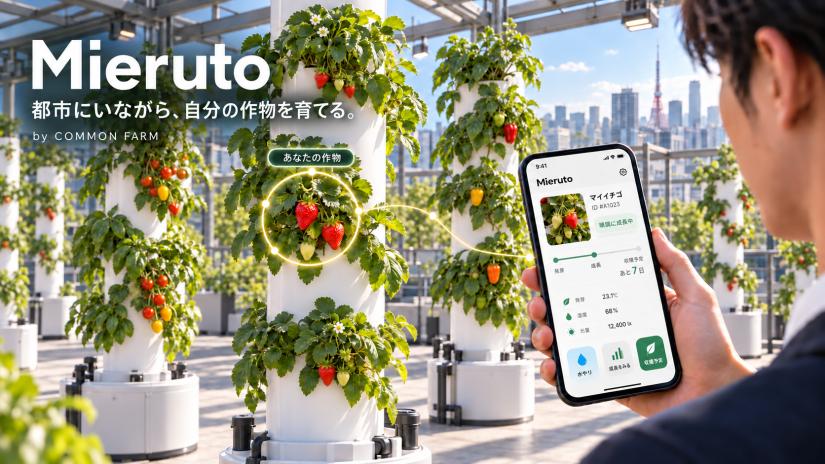 農業を、もっと身近に。 都市型水耕栽培農園×IoT×体験アプリで、都市と農業をつなぐ